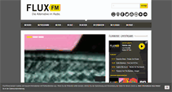 Desktop Screenshot of fluxfm.de