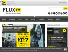 Tablet Screenshot of fluxfm.de